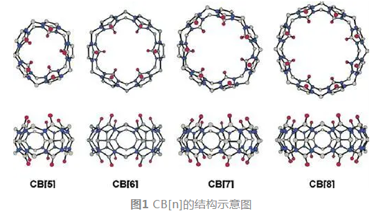 葫芦脲结构示意图