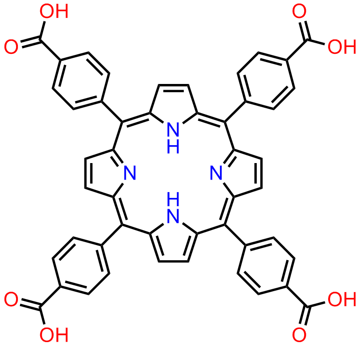 中-四(4-羧基苯基)卟吩,cas:14609-54-2-齐岳生物