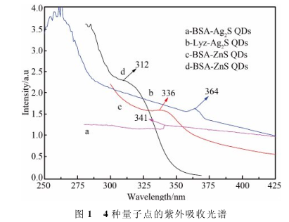 BSA-Ag2SQDs。Lyz-AgzSQDs、BSA-ZnSQDs、MPA-ZnSQDs