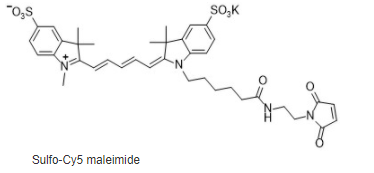 Sulfo-Cy5 maleimide.png