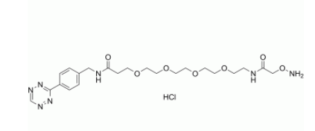 Tetrazine-PEG4-oxyamine hydrochloride