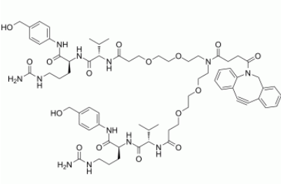 DBCO-(PEG2-Val-Cit-PAB)2