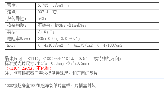 锗(Ge) 单晶