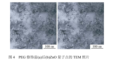 PEG修饰的ZnO量子点