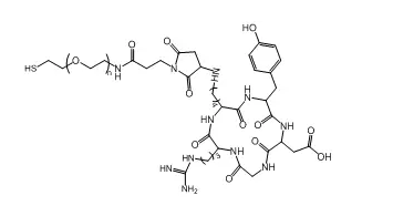  巯基乙酰化RGD环肽