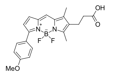 荧光染料BDP TMR carboxylic acid/COOH/羧基羧酸  CAS:287384-28-5的溶解度如何？