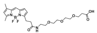 荧光染料BODIPY FL-PEG3-COOH/carboxylic acid/羧基羧酸的激发发射波长及参数介绍