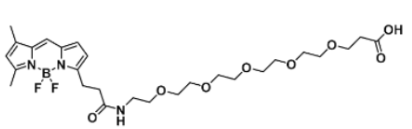 荧光染料BODIPY FL-PEG5-COOH/carboxylic acid/羧基羧酸，CAS:2093197-98-7的激发发射波长是多少？
