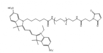 荧光染料Cy3-PEG-maleimide/聚乙二醇-马来酰亚胺，吸收波长:555nm 发射波长:570nm