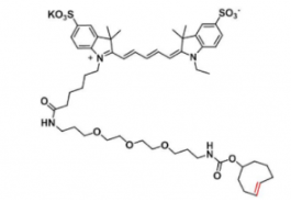 水溶性花菁染料Cy5-反式环辛烯，磺酸基Sulfo Cy5-TCO，Ex/Em(nm) 655/678