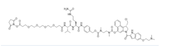 OSu-PEG4-vc-PAB-DMEA Duocarmycin DM