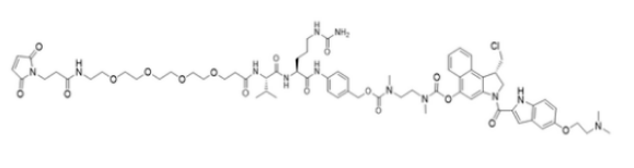 MA-PEG4-vc-PAB-DMEA-duocarmycin DM