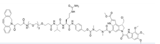 DBCO-PEG4-vc-PAB-Duocarmycin SA