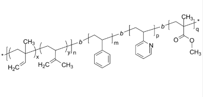 PIP-PS-P2VP-PMMA