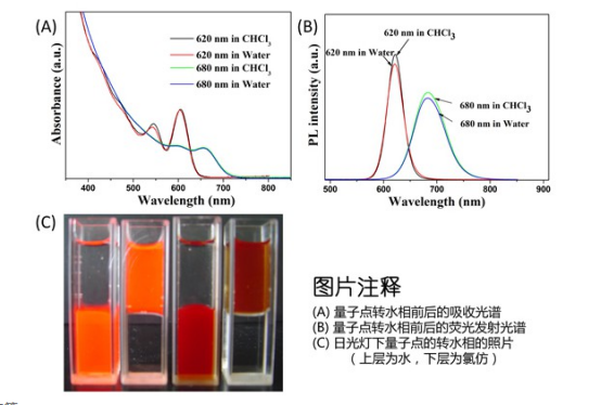 水溶性CdTe/CdSe/ZnS量子点