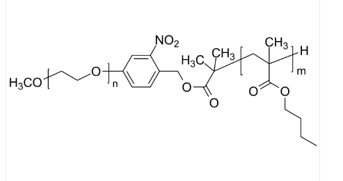 PEO-PnBuMA-cleavable