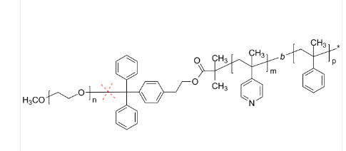 PEO-cleav-P4VP-PS