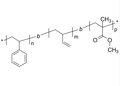 PS-PBd(1,2)-PMMA