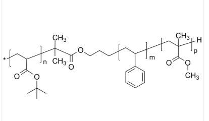 PtBuA-PS-PMMA