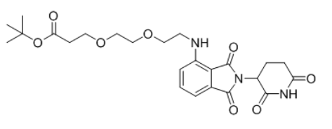 Thalidomide-4-NH-PEG2-COO(t-Bu)