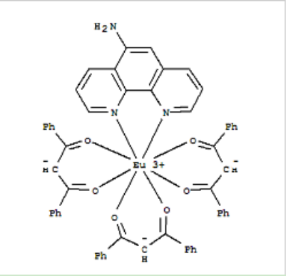 四(二苯甲酰甲烷) 单(5-氨基-1,10-菲罗啉)铕(lll)