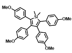 2,3,4,5-tetrakis(4-methoxyphenyl)-1,1-dimethyl-1H-silole 