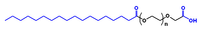 SA-PEG2000-COOH，硬脂酸聚乙二醇羧基，Stearic acid-PEG-Acid