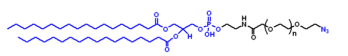 DSPE-PEG-Azide，二硬脂酰基磷脂酰乙醇胺-PEG-叠氮，DSPE-PEG2000-N3，二硬脂酰基磷脂酰乙醇胺-PEG-叠氮