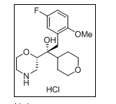 英文名：Edivoxetine hydrochloride  中文名： 盐酸依地沃西汀  CAS：1194374-05-4