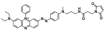 BHQ-3 Mal，外观：深紫色粉末  分子式：C39H41N8O3+  分子量：669.81