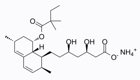 cas:139893-43-9 Simvastatin acid ammonium