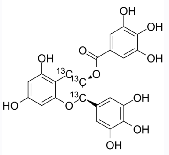 (+/-)-Epigallocatechin Gallate-13C3 