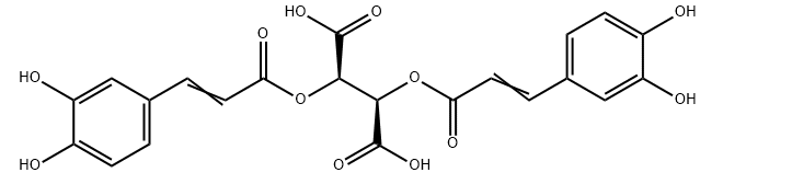 活化氧Chicoric acid，菊苣酸，CAS：6537-80-0