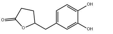 5-(3',4'-Dihydroxyphenyl)-γ-Valerolactone，5-[(3,4-二羟基苯基)甲基]二氢-2(3H)-呋喃酮，21618-92-8