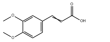 活化氧3,4-二甲氧基肉桂酸，3,4-Dimethoxycinnamic acid (O-Methylferulic acid)，2316-26-9