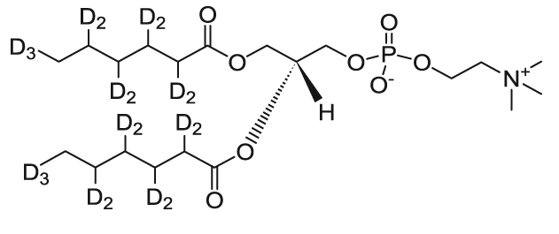 06:0 PC-d22|1,2-dihexanoyl-d22-sn-glycero-3-phosphocholine