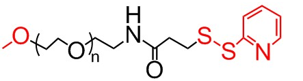 甲氧基聚乙二醇 巯基吡啶 、MPEG-OPSS、MPEG甲氧基