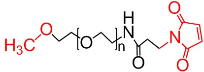 MPEG-MAL、甲氧基聚乙二醇 马来酰亚胺，MPEG-Maleimide