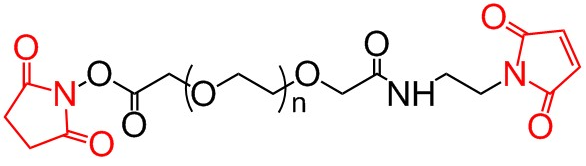 NHS-PEG-MAL、马来酰亚胺-聚乙二醇-活性酯、NHS聚乙二醇MAL