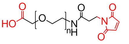 羧基PEG马来酰亚胺、羧基 聚乙二醇 马来酰亚胺，COOH-PEG-MAL