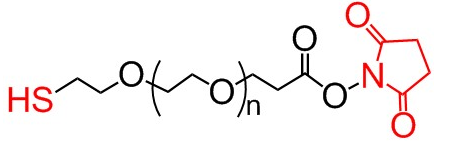 巯基-聚乙二醇-活性脂、HS-PEG-NHS、SH-PEG-NHS