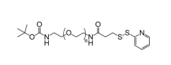 叔丁氧羰基-氨基-聚乙二醇-巯基吡啶，BOC-NH-PEG-OPSS，OPSS-PEG-NH-BOC