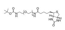 叔丁氧羰基-氨基-聚乙二醇-生物素，Boc-NH-PEG-Biotin，Biotin-Boc-NH-PEG