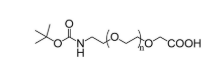 Boc-NH-PEG-COOH，叔丁氧羰基-氨基-聚乙二醇-羧基，Boc-NH-PEG-Acid