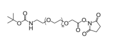 叔丁基-氨基-聚乙二醇-活性酯，Boc聚乙二醇活性酯，BOC-NH-PEG-NHS
