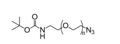 叔丁氧羰基-氨基-聚乙二醇-叠氮，BOC-NH-PEG-N3，BOC-NH聚乙二醇叠氮