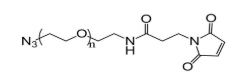 叠氮聚乙二醇马来酰亚胺，N3-PEG-Mal，Azide-PEG-Maleimide