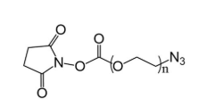 叠氮基-聚乙二醇-活性酯,N3-PEG-NHS,Azide-PEG-NHS