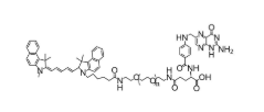 Cy5.5-聚乙二醇-叶酸，Cy5.5-PEG-FA，花菁素cy5.5-聚乙二醇-叶酸