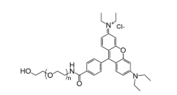 罗丹明-聚乙二醇-羟基，RB-PEG-OH，Rhodamine-PEG-OH